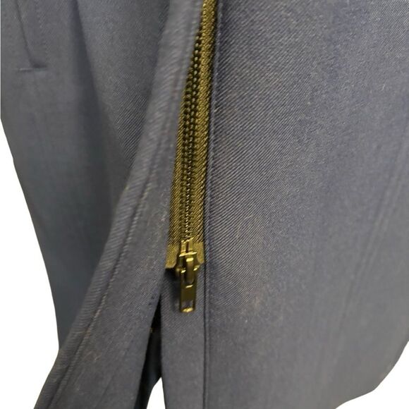 Lands’ End Cobalt Blue Full Length Wool Blend Coat Size 18R - Picture 6 of 7